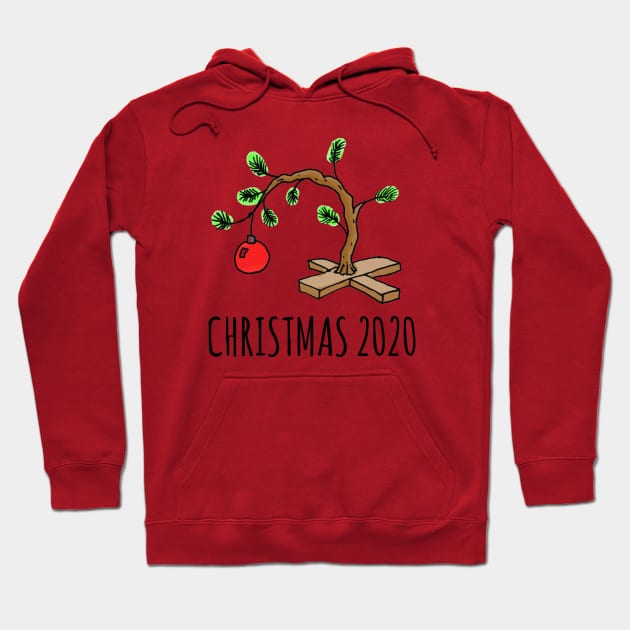 Christmas 2020 Sad Tree Hoodie by Bigfinz